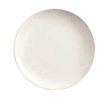 Libbey 840-440C China Plate - 11-1/4" Round Coupe Rim, Bright White Porcelain, 12/Case