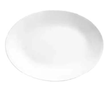 Libbey 840-520R-8 Oval China Platter, 8" x 6¼" White Porcelana™ Porcelain, Rolled Coupe Rim - 36/Case