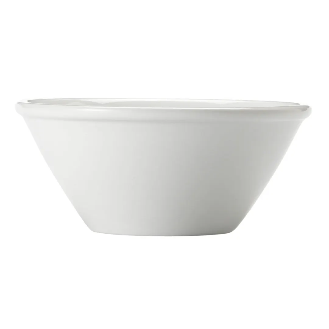 Libbey 840-901-018 - Side Bowl, 18‑Oz (6" Dia x 2¾" H) Round Bright White Porcelain, Porcelana™ - 24/Case