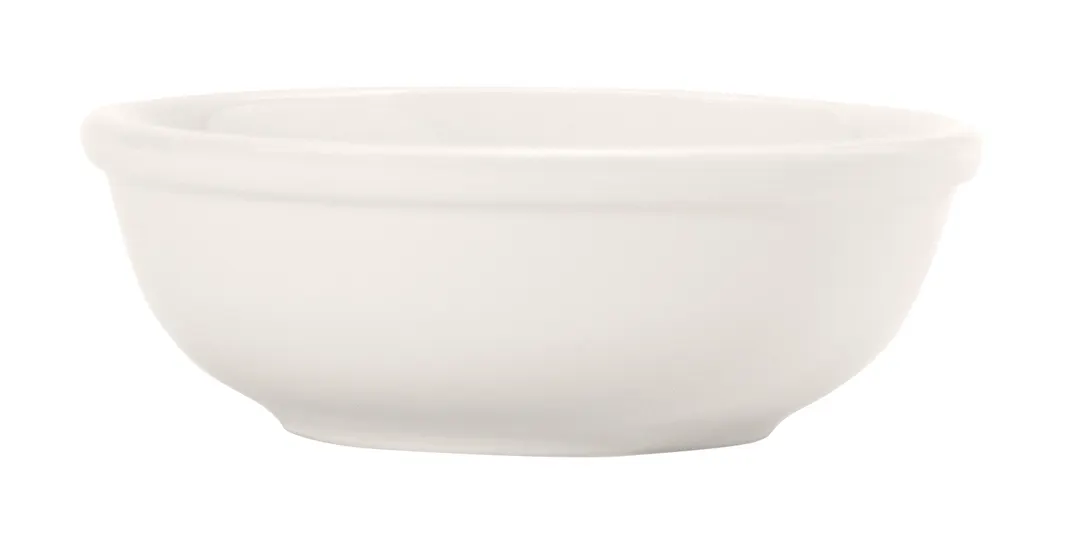 Libbey 840-901-135 Nappie Porcelain Bowl, 13‑Oz 5" Dia x 2" H, White Porcelana™ Finish - 36/Case