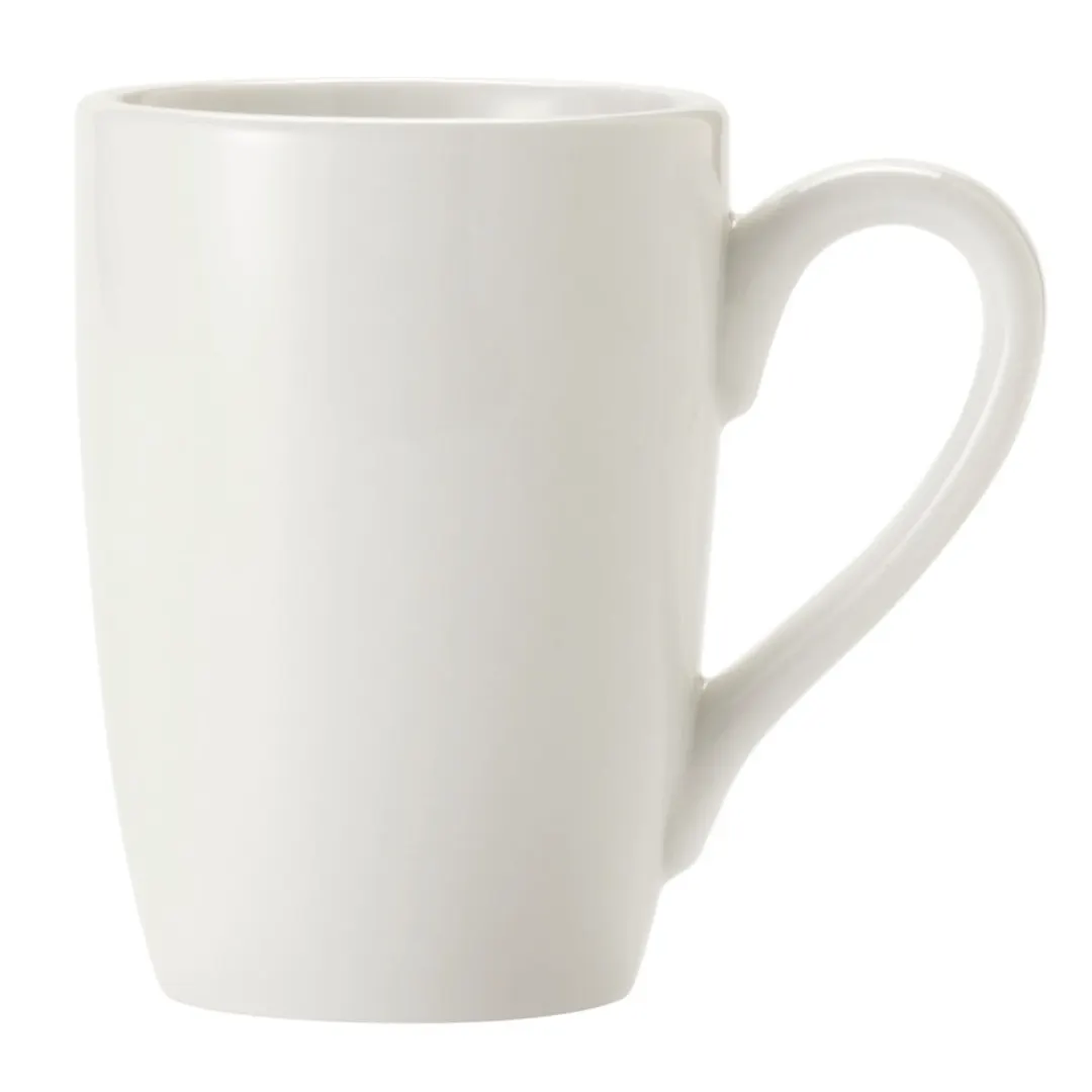 Libbey 840-901-912 China Mug 12 oz (3⅔" Dia x 4" H) White Porcelain Porcelana™ - 36/Case