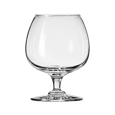 Libbey 8405 Brandy Glass – 12 oz (10‑17 oz Capacity), Stem Base, Partially Tempered Glass, - 36/Case