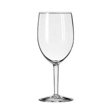 Libbey 8456 Goblet Glass – 10‑12 oz Partially Tempered Clear Glass with Safedge® Rim, 24/Case