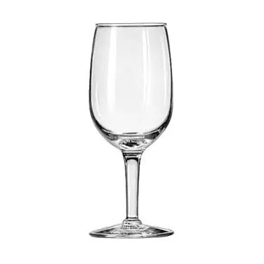 Libbey 8466 Wine Glass – 6½‑Oz Tall Stemmed Glass, Partially Tempered, Safedge® Rim, 6‑1⁄8" H - 36/Case