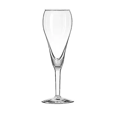 Libbey 8477 Tulip Champagne Glass, 6 oz, 7-3/4" Height, Tempered Glass, Safedge® Rim - 12/Case