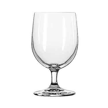 Libbey 8556SR Goblet Glass, 12 oz, SheerRim D.T.E., 5½" H, 3" T, 2⅞" B, 3⅜" D - 24/Case