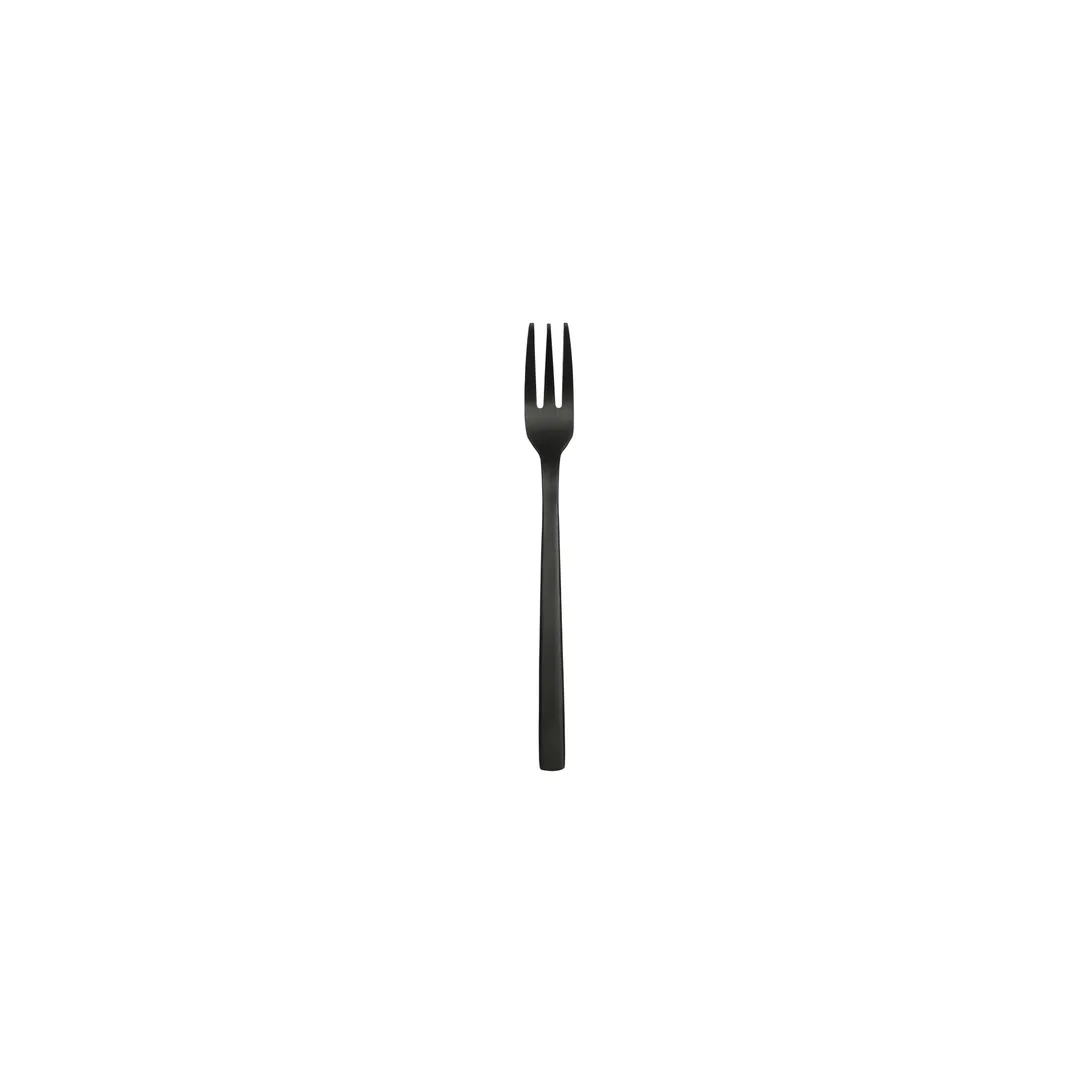Libbey 863-029 Cocktail Oyster Fork, 5" Satin Noir Finish, 18/0 Stainless Steel, 5" Length - 36/Case