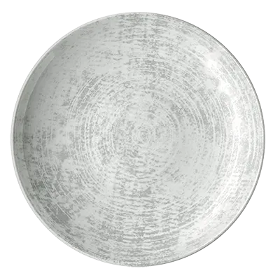 Schonwald 9021322-63070 - 8"¼ Round Coupe Rim Porcelain Plate, Grey, Scratch‑Resistant, 8.25" - 6/Case