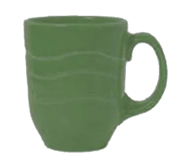 Libbey 903035004 - China Mug, 11 oz Sage Porcelain, 4½" Dia x 4" H, Cantina Pattern - 12/Case