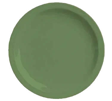 Libbey 903035011 - 10¼" Round Porcelain China Plate, Sage Cantina Pattern, Vitrified Foot, 12/Case