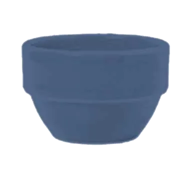 Libbey 903043370 Bouillon Cups, 8 Oz, 4" Dia x 2-1/8" H, Porcelain, Blue Cantina® Pattern - 36/Case