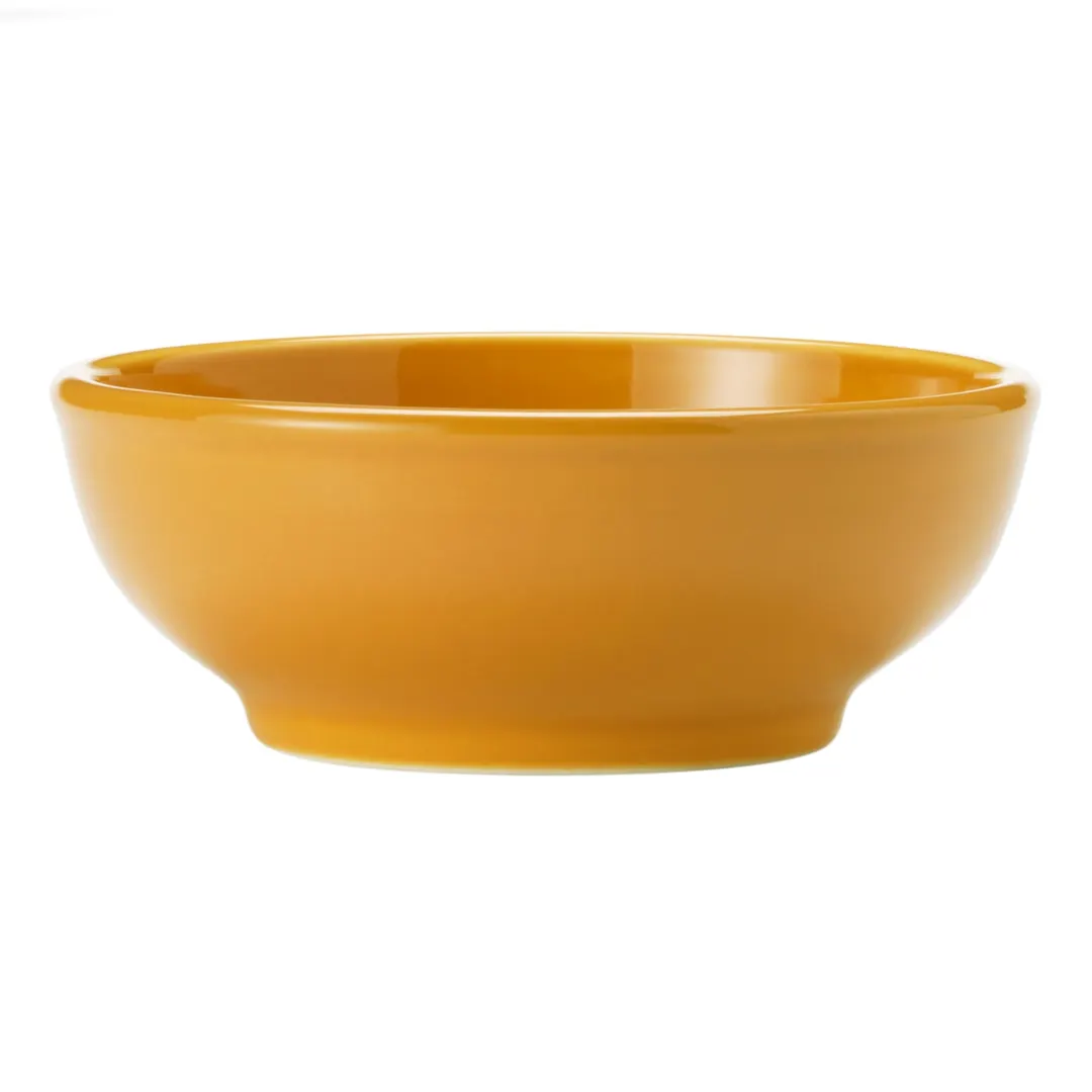 Libbey 903044003 Oatmeal Porcelain Bowl, 18 oz (5‑7/8"×2‑3/8" H), Round Edge, Cantina® - 12/Case