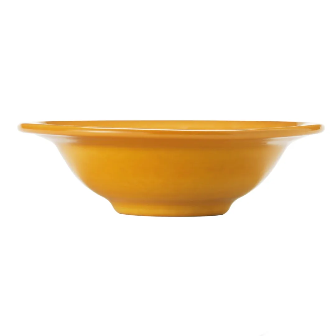 Libbey 903044919 - Grapefruit Bowl, 12 Oz, 7¼" Round Porcelain Saffron Cantina® Vitrified - 12/Case