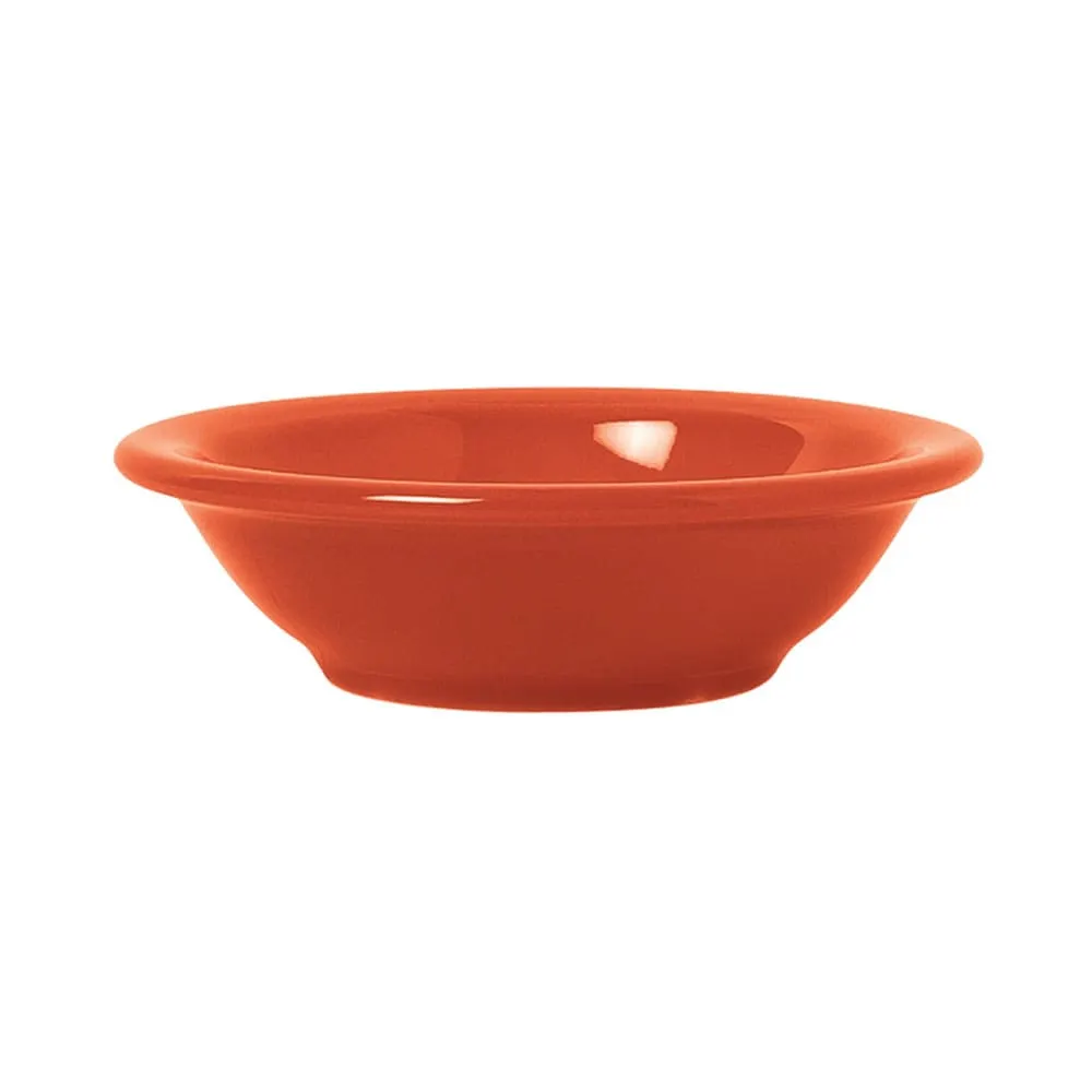 Libbey 903045172 - Fruit Dish, 4‑oz Porcelain Bowl, 4‑5/8" Dia x 1‑3/8" H Cayenne Cantina - 36/Case