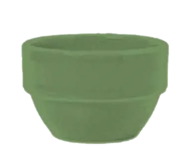 Libbey 903046370 - 8 oz Bouillon Cup, 4" Dia x 2‑1/8" H, Porcelain Sage, Cantina Pattern - 36/Case