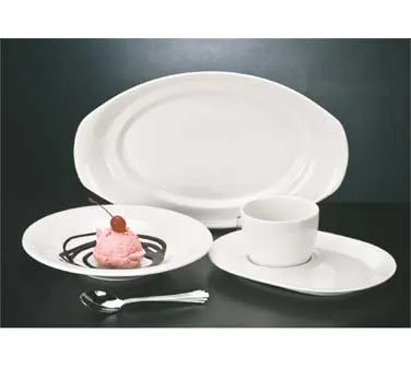 Libbey 905356012 Bouillon Cups, 10‑Oz, 3‑7/8" Dia x 2‑5/8" H, Rideau Porcelain, Slenda® - 36/Case