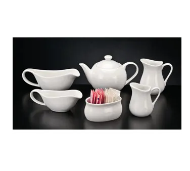 Libbey 905356113 Sugar Packet Holder, 3" x 2.5" x 1.75" Porcelain White Rideau Slenda® - 12/Case