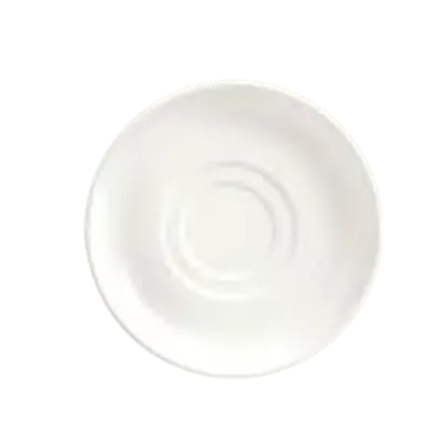 Libbey 905356430 Soup Cup Saucer, 6.5" Double Well Royal Rideau Porcelain Slenda® Pattern - 36/Case