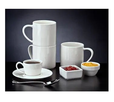 Libbey 905356509 Espresso Cup – 2.75 oz (3" Dia × 1.75" H) White Rideau Porcelain Slenda® – 36/Case