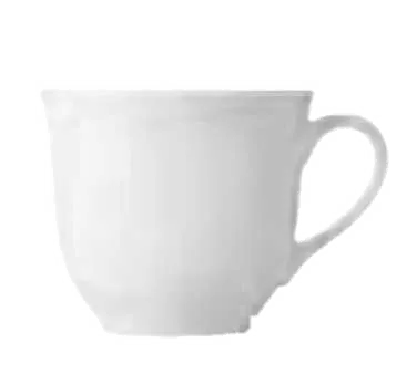 Libbey 905356520 - 9 oz Porcelain Cup, 4"5 Dia x 3"1/8 H, White Royal Rideau™ Slenda® - 36/Case