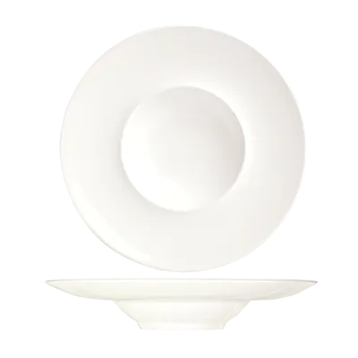 Libbey 905356844 Super Bowl China Bowl, 9.75 oz (11¼" Dia) Round White Porcelain, Fully Vitrified- 12/Case