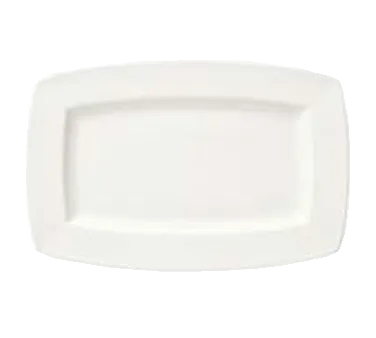 Libbey 905356957 - Rectangular Plate 10" x 7" Porcelain Royal Rideau™ Slenda® Pattern - 12/Case