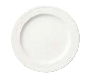 Libbey 905437873 China Plate – 10½" Round Porcelain Plate, Medium Rim, Royal Rideau™ Body – 12/Case