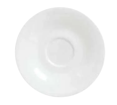 Reserve By Libbey 911190012 - 6" Round Bone China Saucer, Vitrified White, 6" Diameter - 36/Case