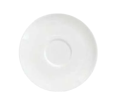 Reserve by Libbey 911190017 - 5" Round Bone China Saucer, White, Vitrified, 5" Diameter - 36/Case