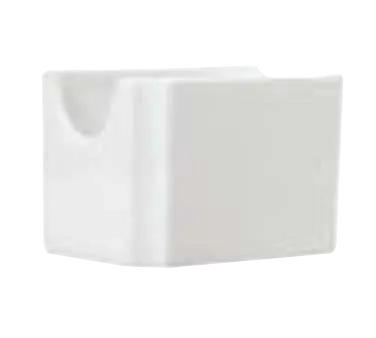 Reserve By Libbey 911190029 Sugar Packet Holder, 3" x 2-7/8" x 2-3/8" Bone China White - 12/Case