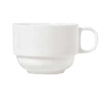 Reserve by Libbey 911190032 - 8.5 oz Tea Cup, 3.5" Dia x 2.5" H, Bone China, Stackable - 36/Case