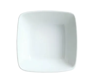 Libbey 911194432 Square Porcelain Bowl, 7 oz, 4" x 1.5" Aluma White, General Use - 36/Case