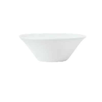 Libbey 911194471 - 8 oz Fruit Bowl, 5½" x 1⅝" Coupe, Aluma White Porcelain, Polished Foot - 36/Case