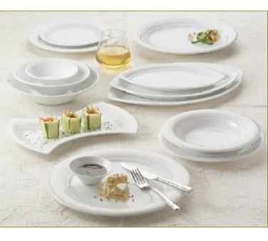 Libbey 911194473 - 10" Pasta Bowl, 50 oz Porcelain, Aluma White Finish, Polished Foot - 12/Case