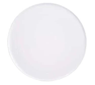 Libbey 911194483 China Platter, 12" Round Aluma White Porcelain, Chef's Selection Pattern - 12/Case