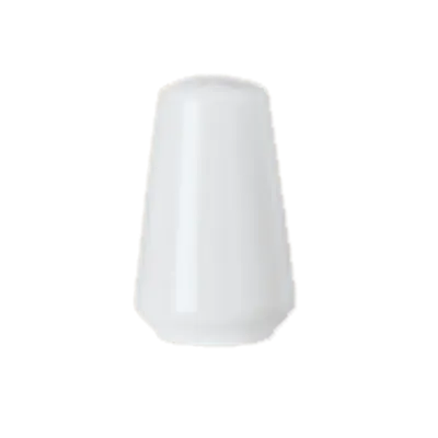Libbey 911194500 Salt Shaker, 2" Dia x 3-3/8" H, Aluma White Porcelain, Polished Foot, 36/Case