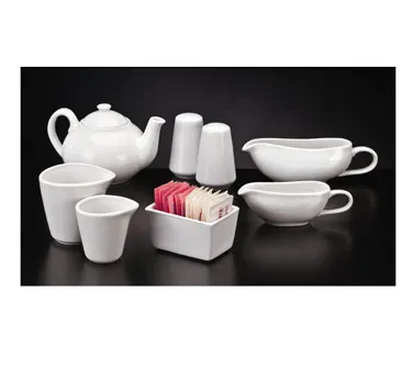 Libbey 911194504 Sugar Packet Holder, 4.5"x2.625"x2.75" Porcelain White Reflections - 36/Case