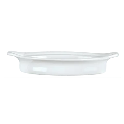 Libbey 911194805 Rarebit Dish – 11 oz, 9"5/8 x 6" x 1"3/4" Porcelain White Oven 350°F - 24/Case