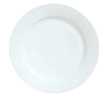 Reserve by Libbey 911196004 – 9¼" Round Porcelain Plate, Medium Rim, Polished Foot – 12/Case