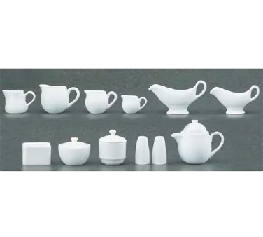 Libbey 911197034 Creamer Pitcher 5 Oz (4‑1/8" Dia x 2‑3/4" H) Porcelain Slenda® Handle - 24/Case