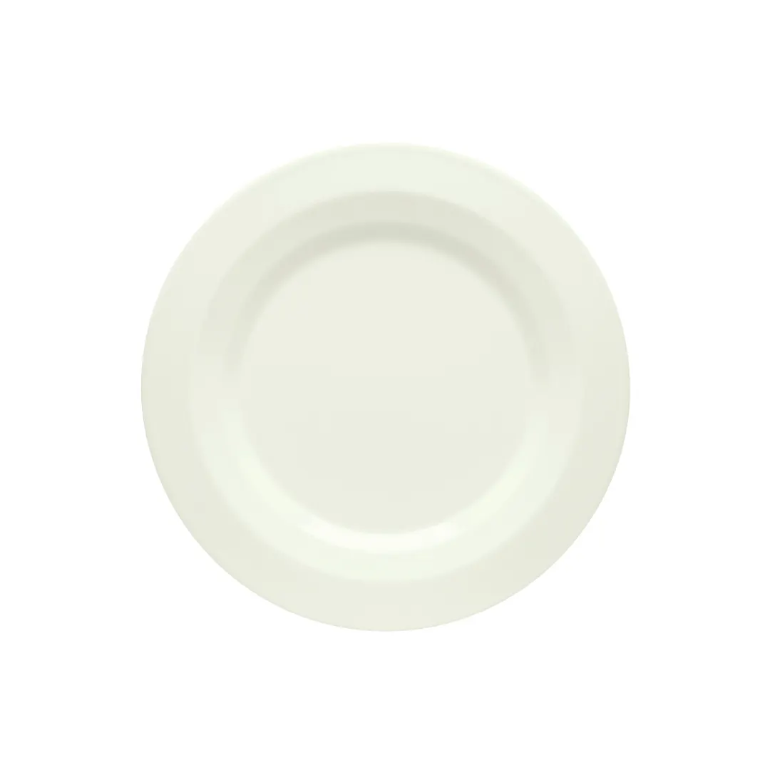 Schonwald 9120022 - 8-5/8" Round Porcelain Plate, BoneWhite™ Allure Finish, Sold Per 6/Case