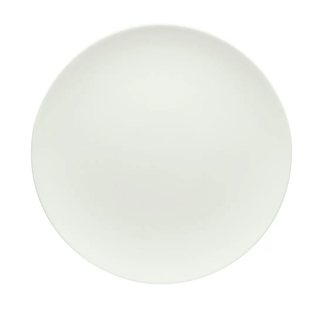 Schonwald 9121224 China Plate – 9.5" Round Coupe Rim Porcelain BoneWhite™ - 6/Case