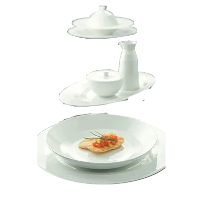 Schonwald 9122779 Bouillon Cups 9.75 oz BoneWhite™ Porcelain 1‑13/16" Foot Faceted Design - 12/Case