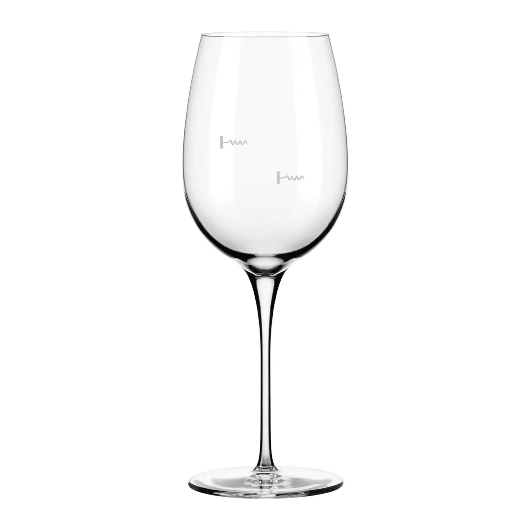 Reserve by Libbey 9123/U223A Wine Glass, 16 oz Pour‑Control 5 oz & 8 oz Marks, Glass - 12/Case