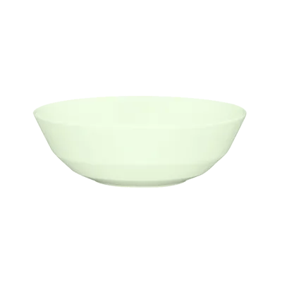 Schonwald 9123165 - 14‑Oz BoneWhite™ Round Porcelain Bowl, 5‑7/8" Dia, Faceted Design - 12/Case