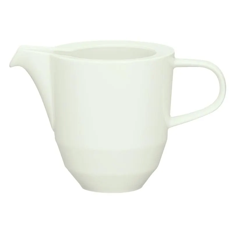 Schonwald 9124730 Creamer Pitcher, 10 oz (3‑5/8"×2‑1/4"×4"), BoneWhite™ Porcelain Handle - 6/Case