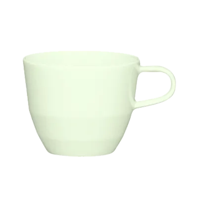 Schonwald 9125158 Espresso Cup – 3 oz (1‑5/16”) BoneWhite™ Porcelain Faceted, Non‑Stackable - 12/Case