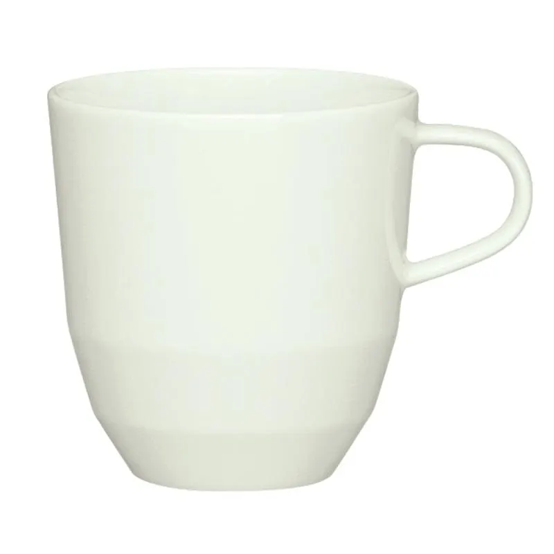 Schonwald 9125582 - BoneWhite™ Porcelain Mug, 10.75 oz (10‑3⁄4 oz), 3‑3⁄8"×3‑3⁄4" Non‑Stackable - 6/Case