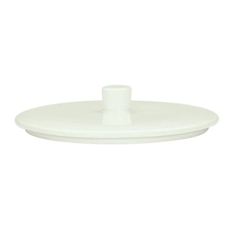 Schonwald 9126437 Bowl Lid, 4-7/8" Porcelain Cover, BoneWhite Finish, Fits Bowl 9126587 - 6/Case
