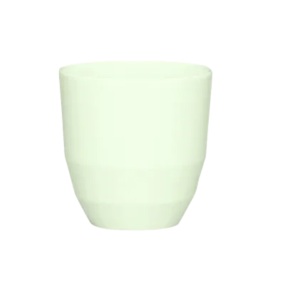 Schonwald 9127901 Sugar Stick Holder, 8 oz, 1‑3/4" Foot, Porcelain BoneWhite™ Faceted Design - 6/Case